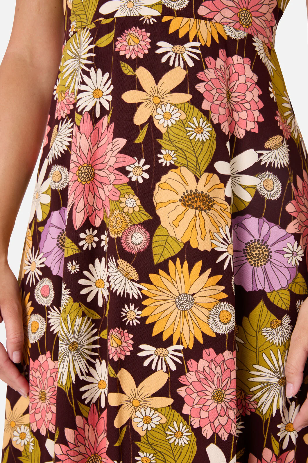 Leonie Floral Midi Dress - Image 6