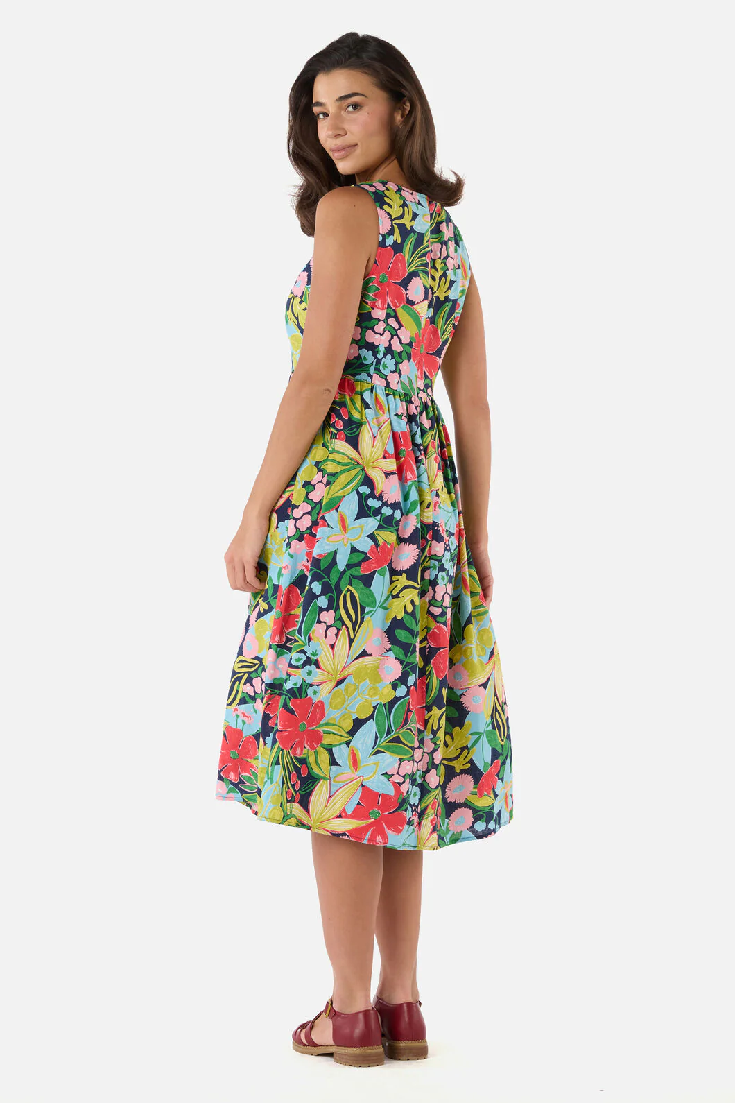 Lexi Floral Midi Dress - Image 3