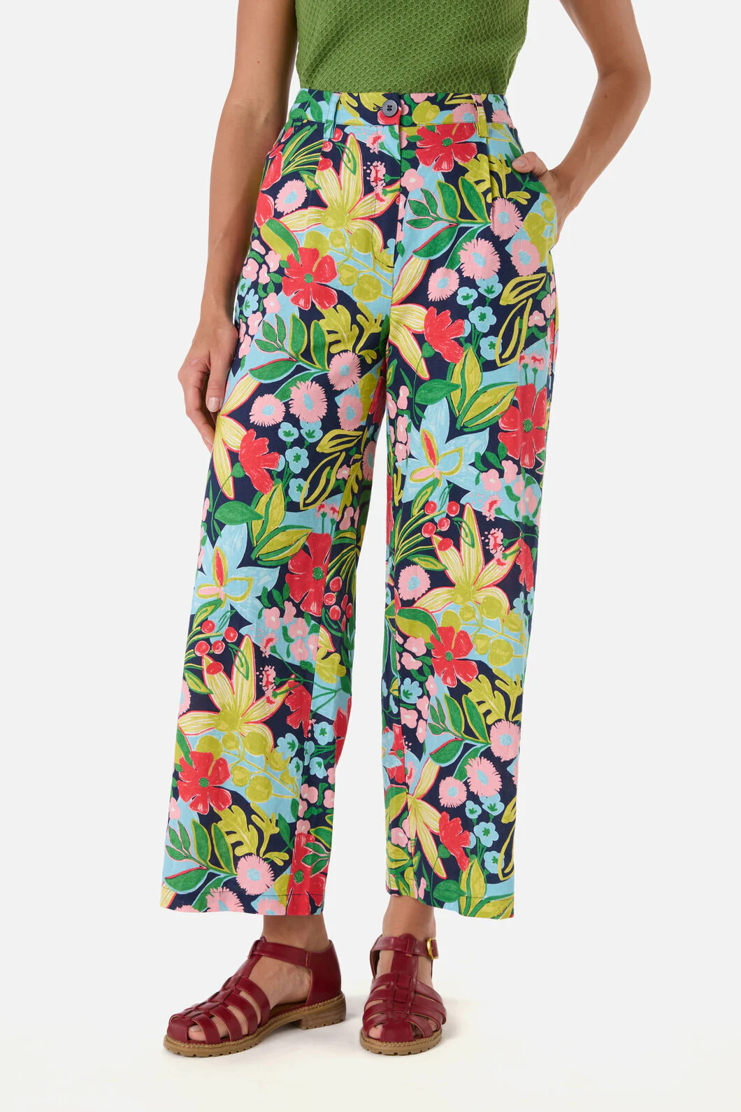 Lexi Floral Relaxed Pant - Image 3