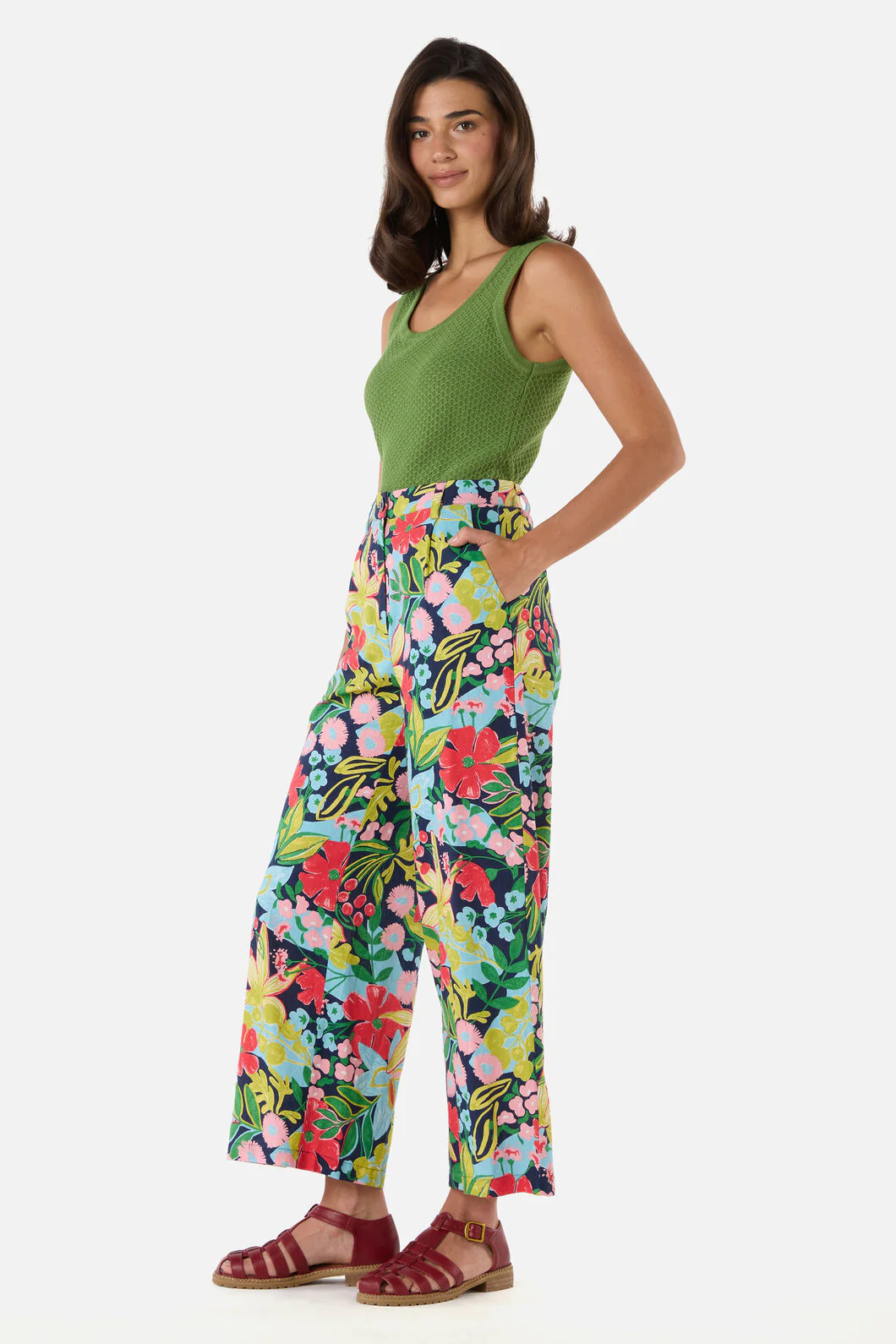 Lexi Floral Relaxed Pant - Image 4