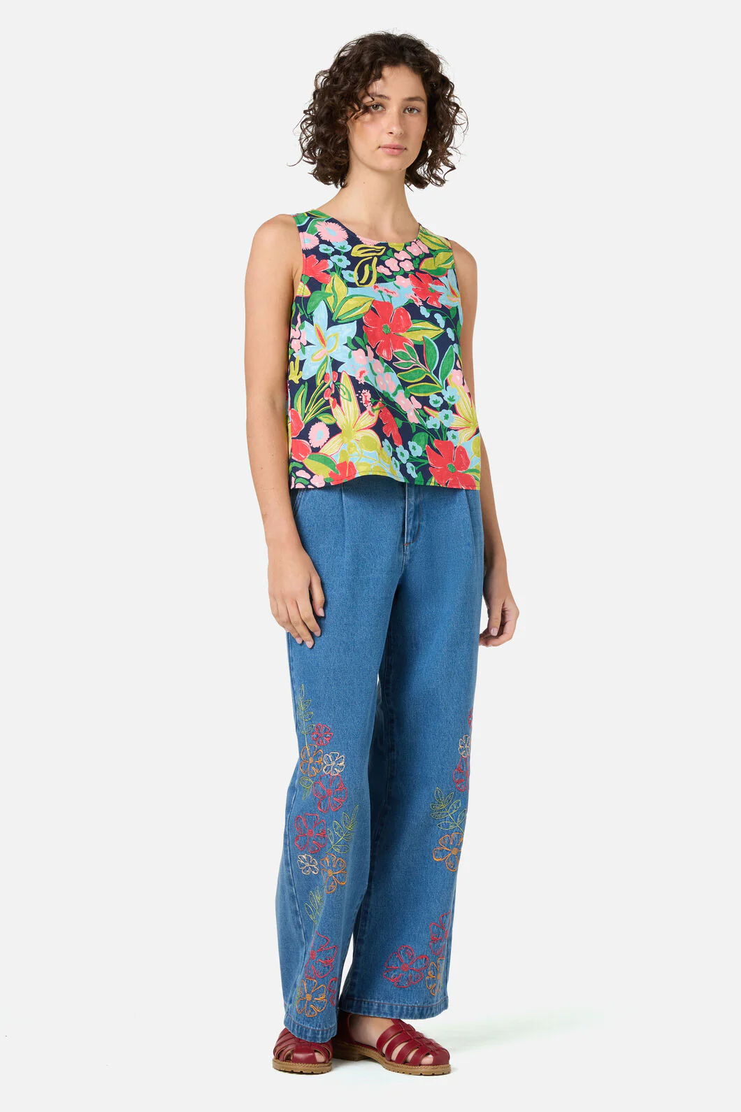 Lexi Floral Shell Top