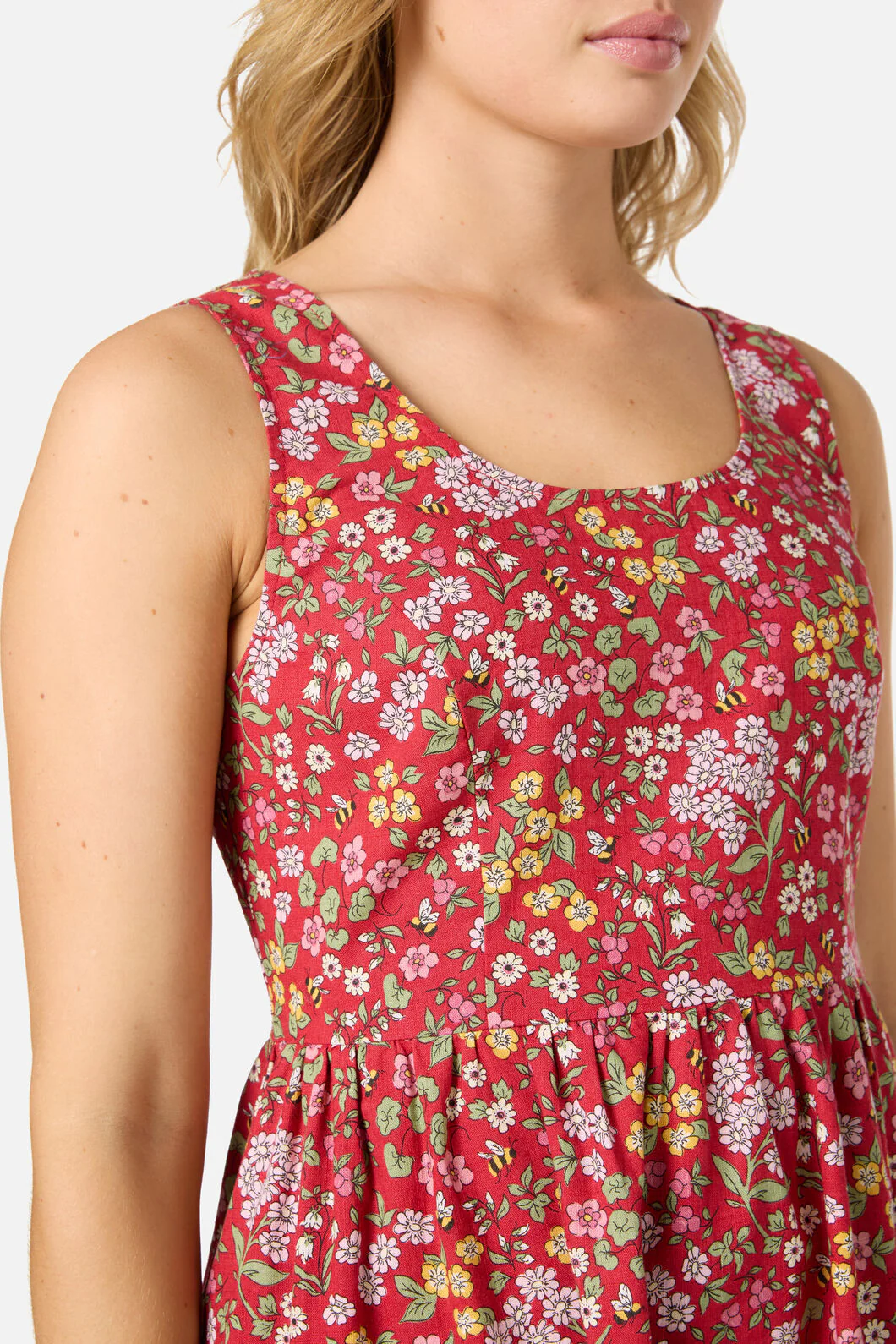 Libby Bee Ditsy Midi Dress - Image 8