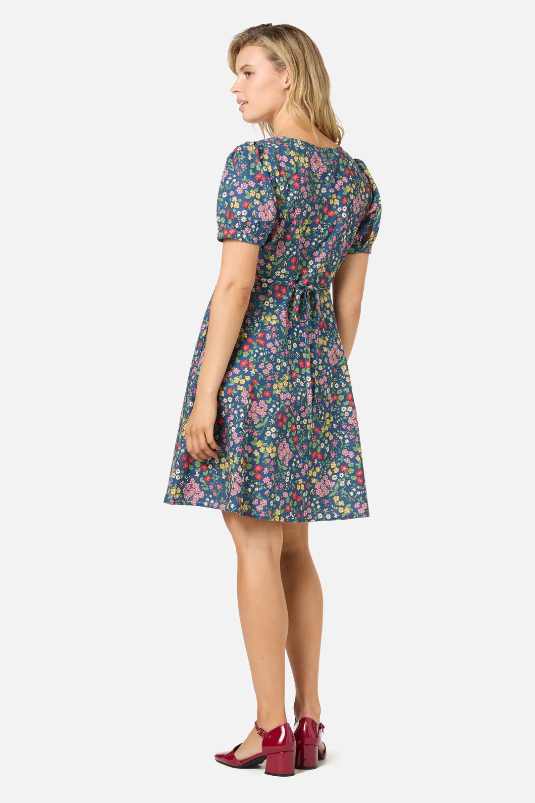Libby Bee Ditsy Mini Dress - Image 6