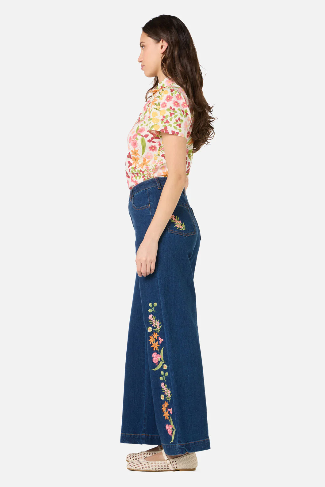 Liberty Native Emb Denim Jean - Image 3