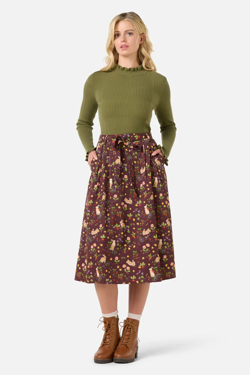 Lola Rabbit Midi Skirt - Image 2