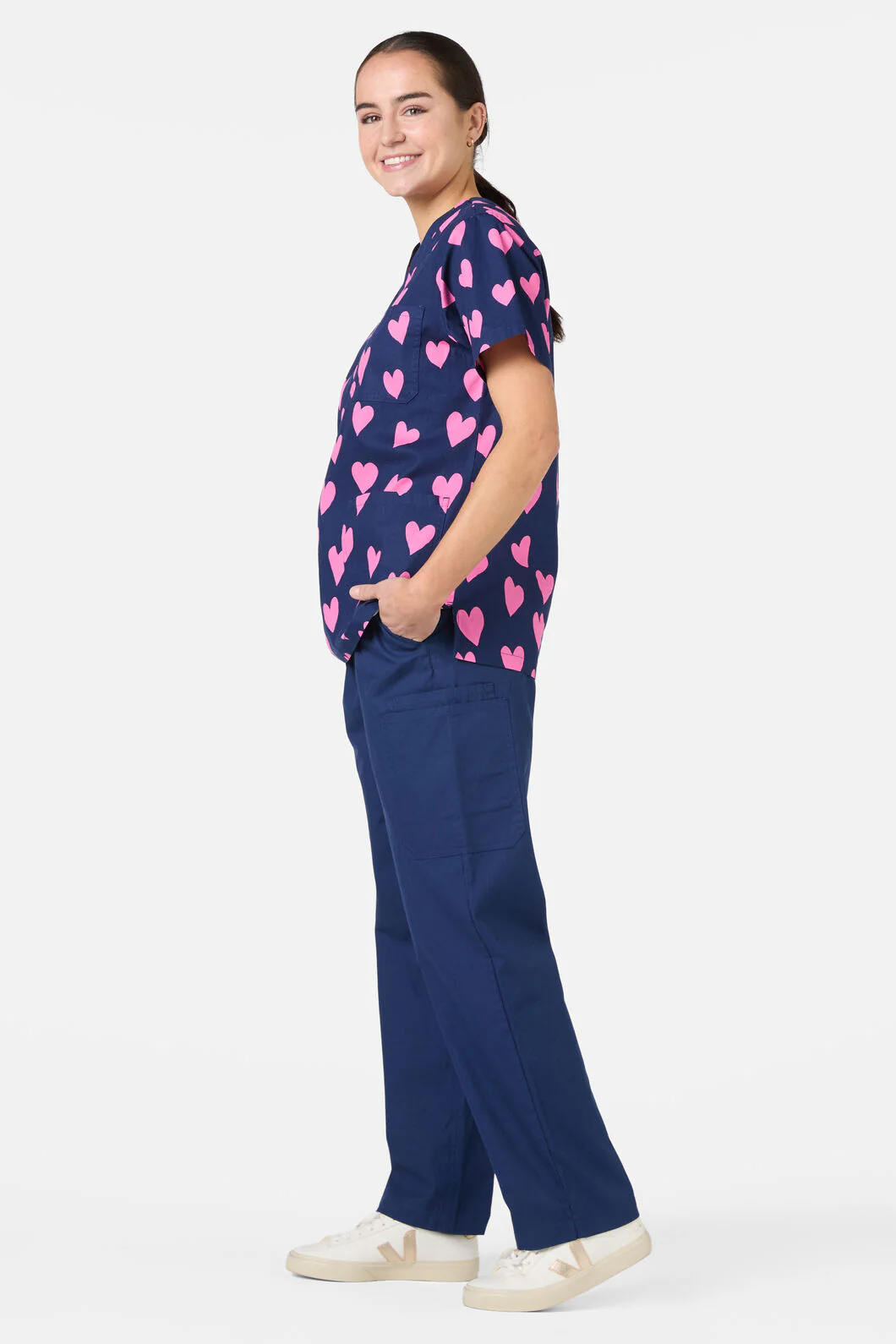 Lovehearts Top&Pant Scrub Set - Image 4