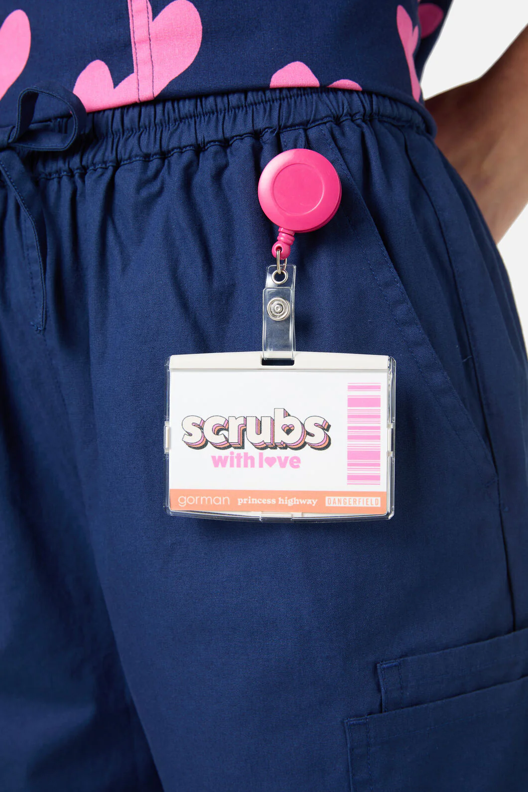 Lovehearts Top&Pant Scrub Set - Image 9
