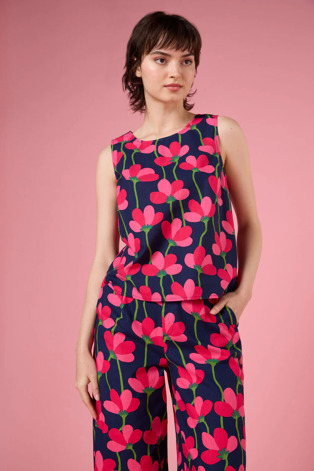 Lulu Flower Shell Top - Image 4
