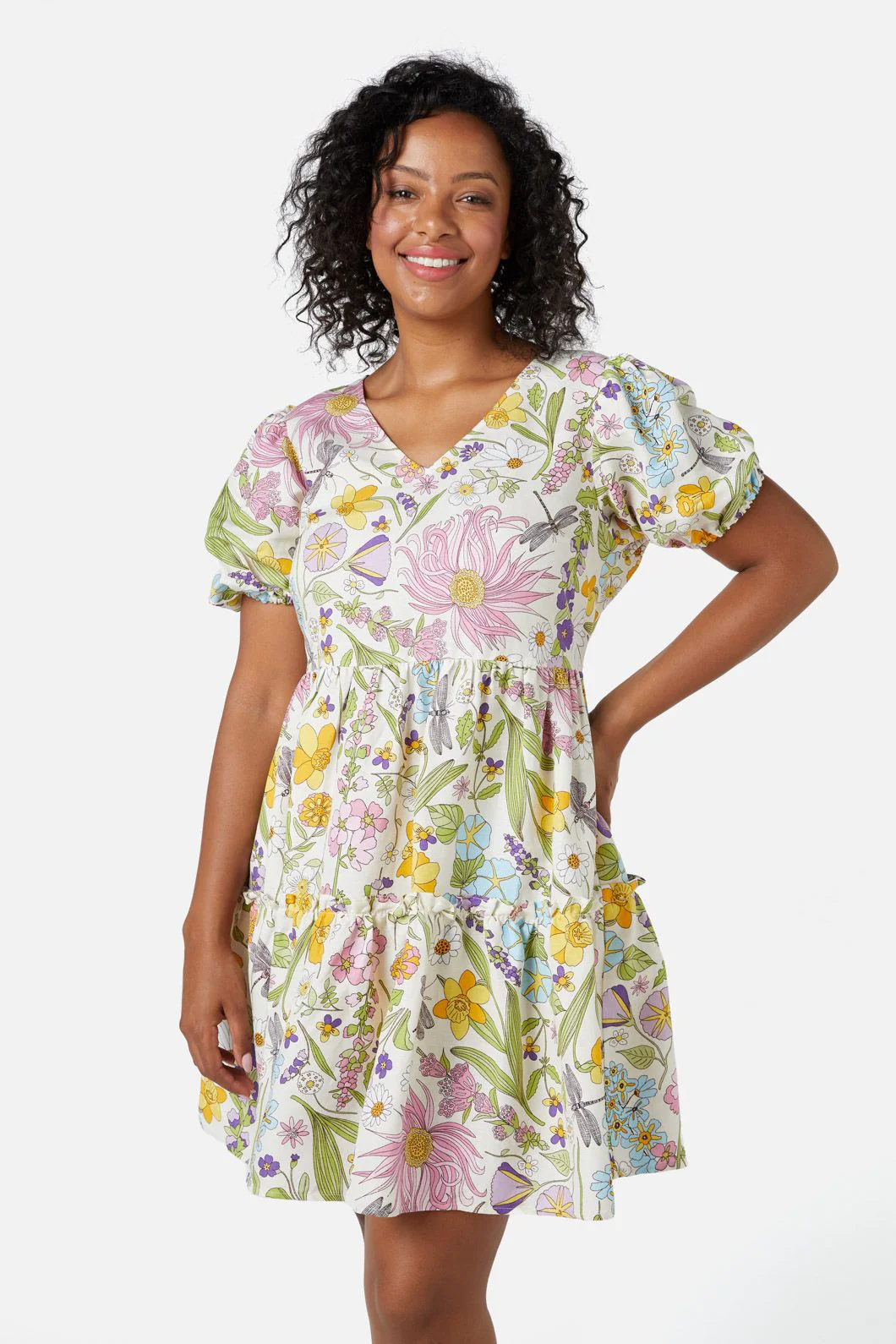 Magic Garden Mini Dress - Image 7