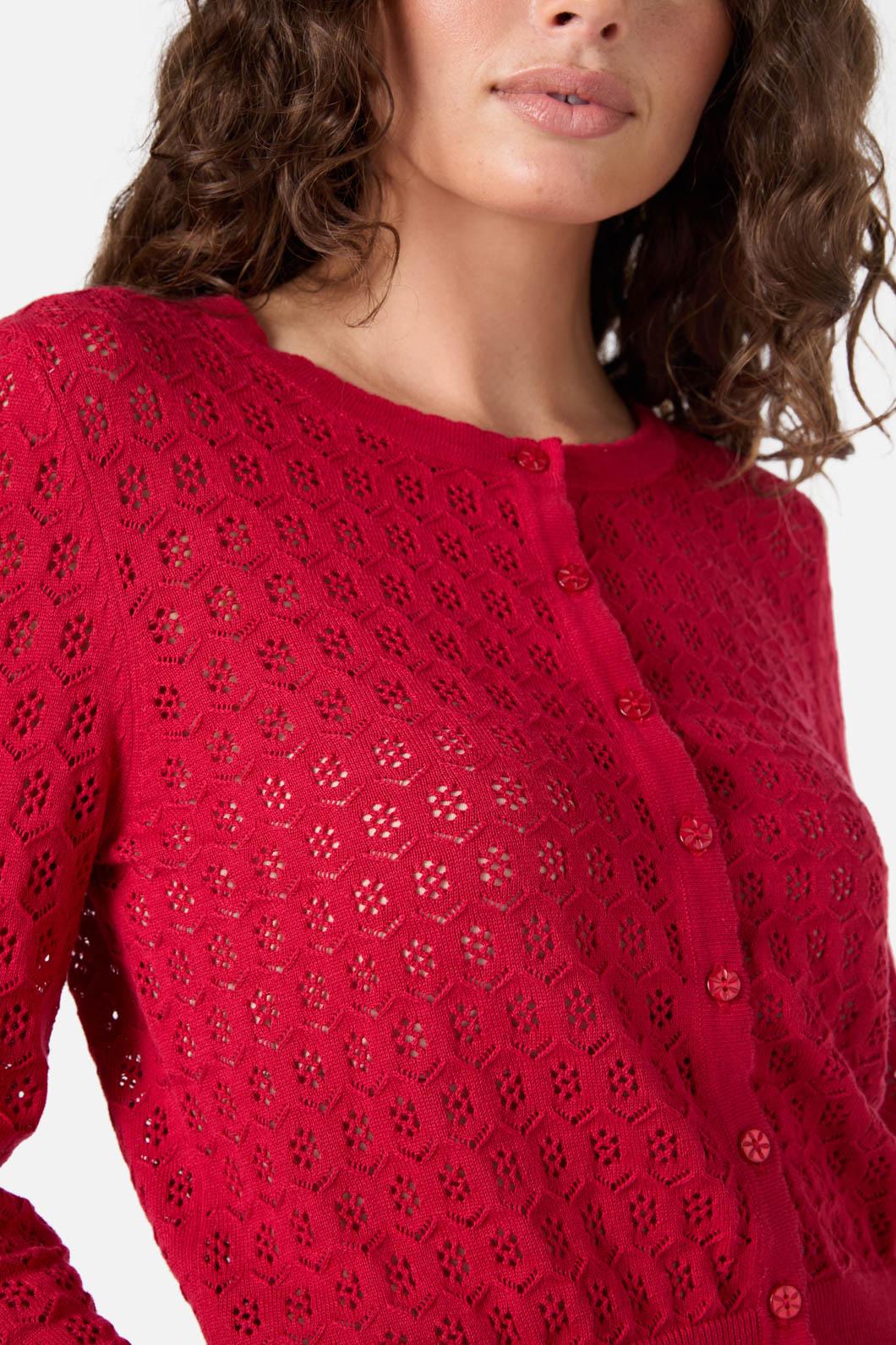 Mara Pointelle Cardigan - Image 11
