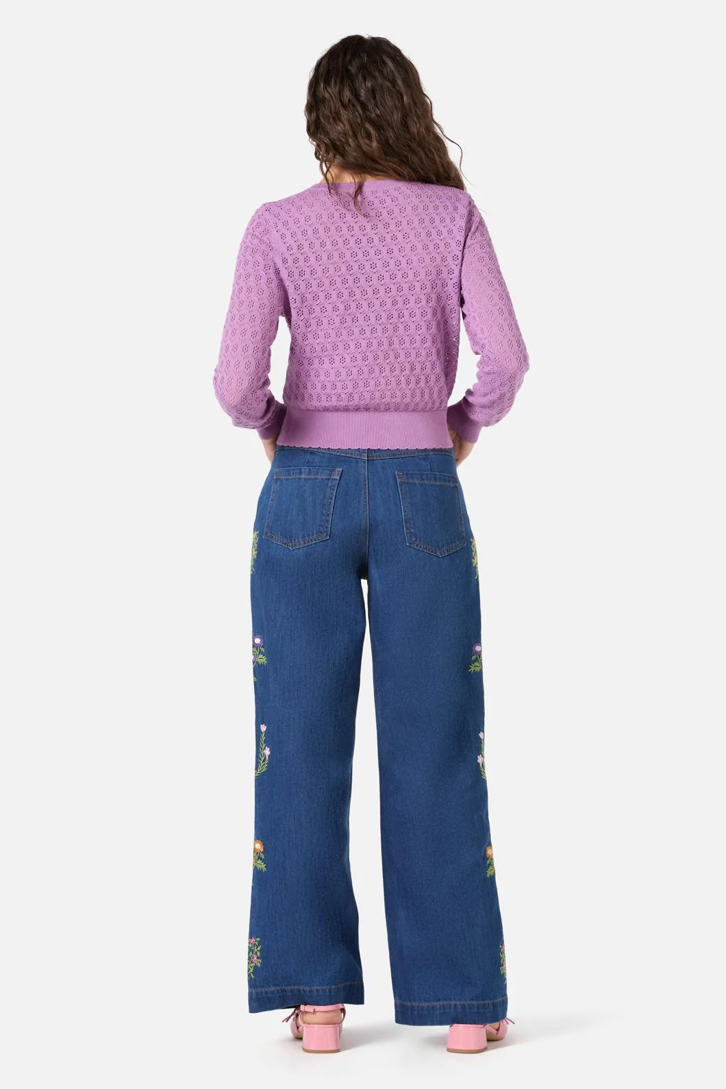 Mara Pointelle Cardigan - Image 4