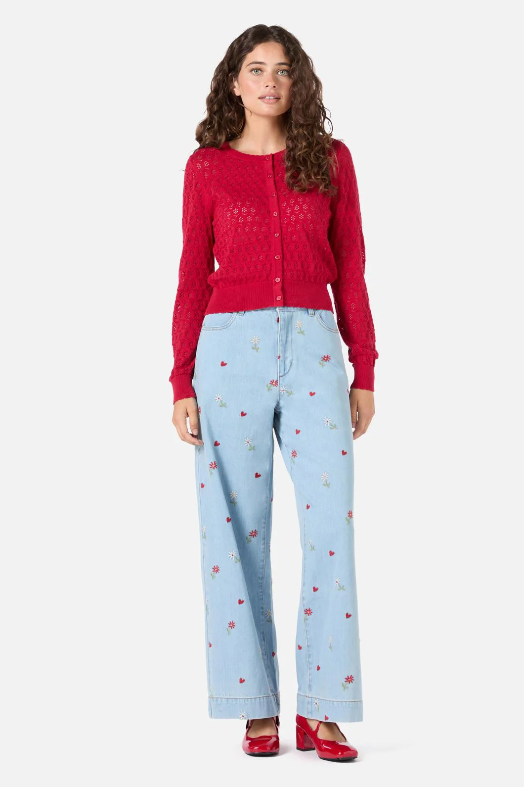 Mara Pointelle Cardigan - Image 8