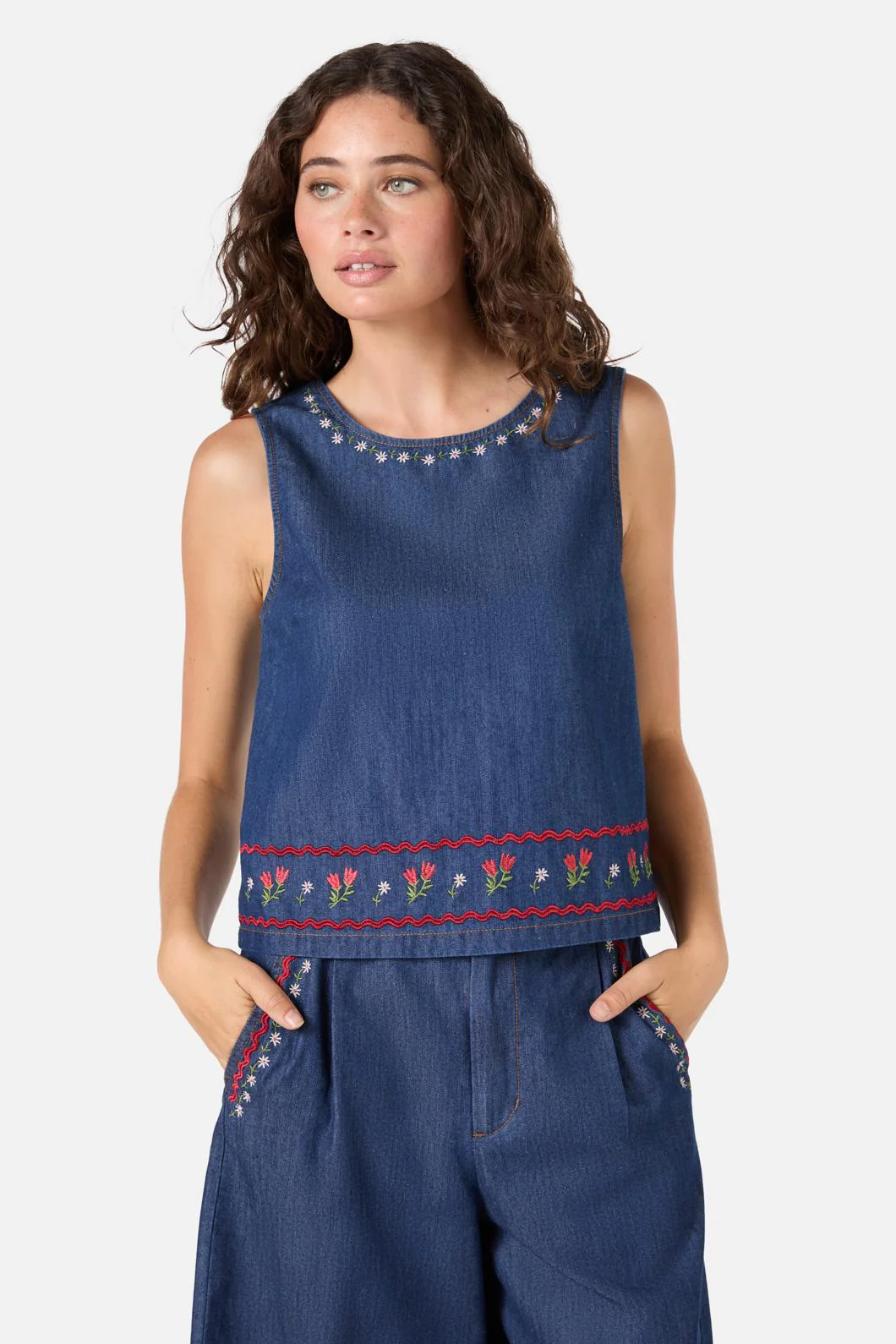 Meadow Embroidered Top - Image 2