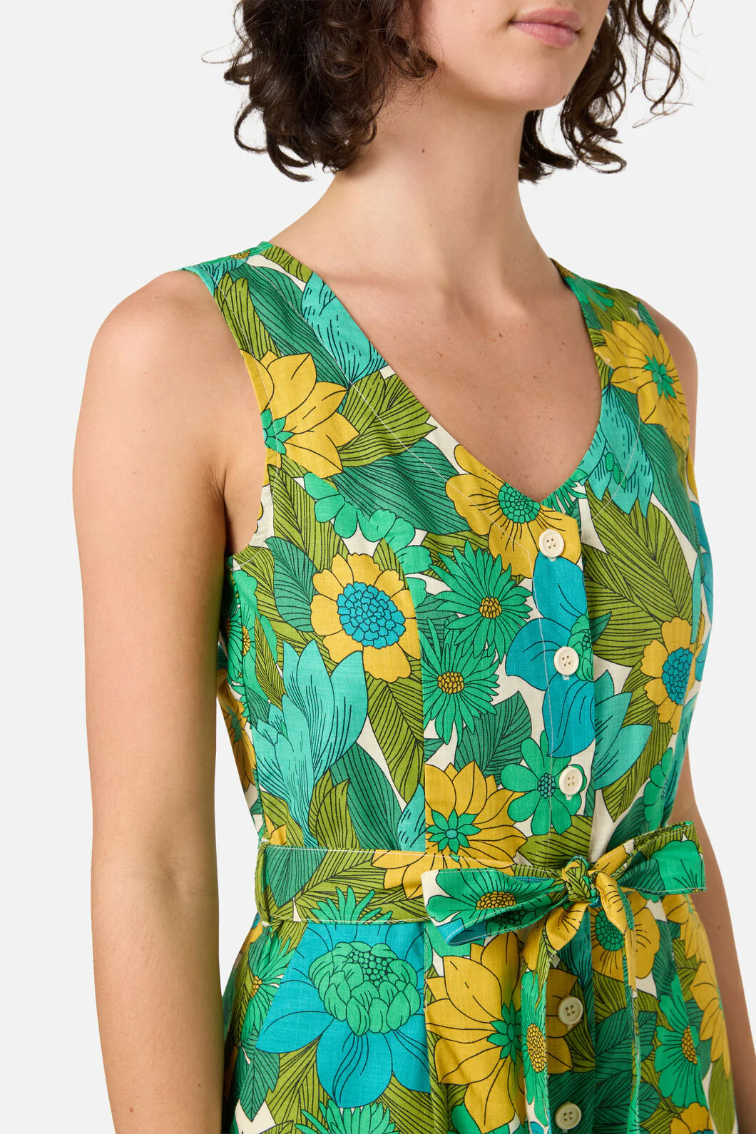 Nellie 70'S Floral Jumpsuit - Image 5
