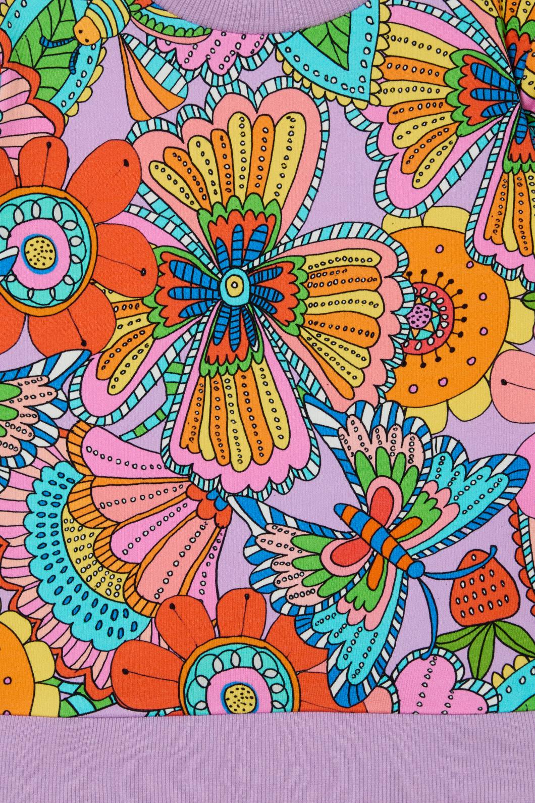 Paisley Floral Kids Sweater - Image 5