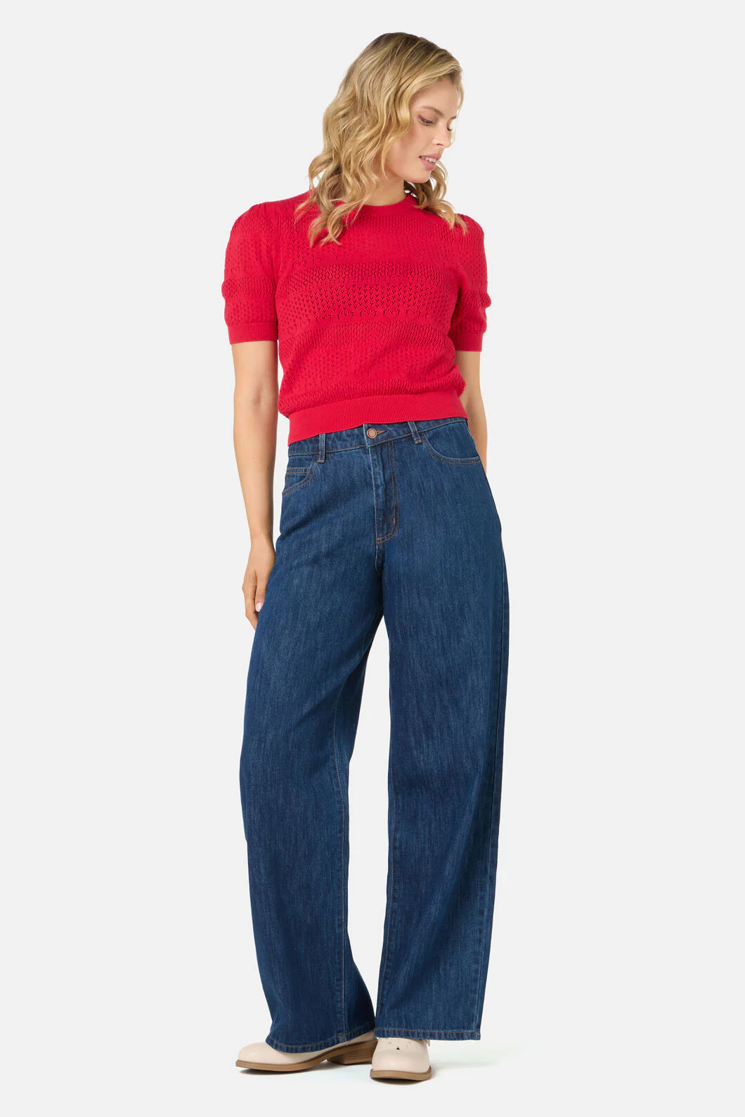 Mia Mid Rise Straight Leg Jean - Image 3