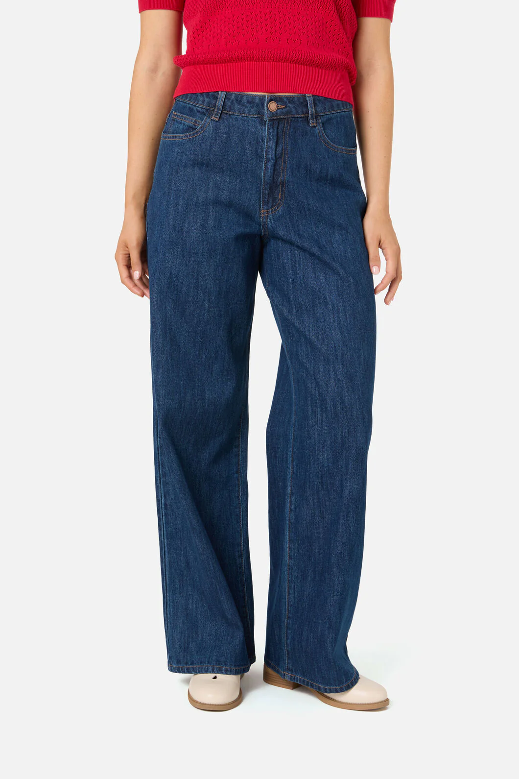 Mia Mid Rise Straight Leg Jean - Image 4