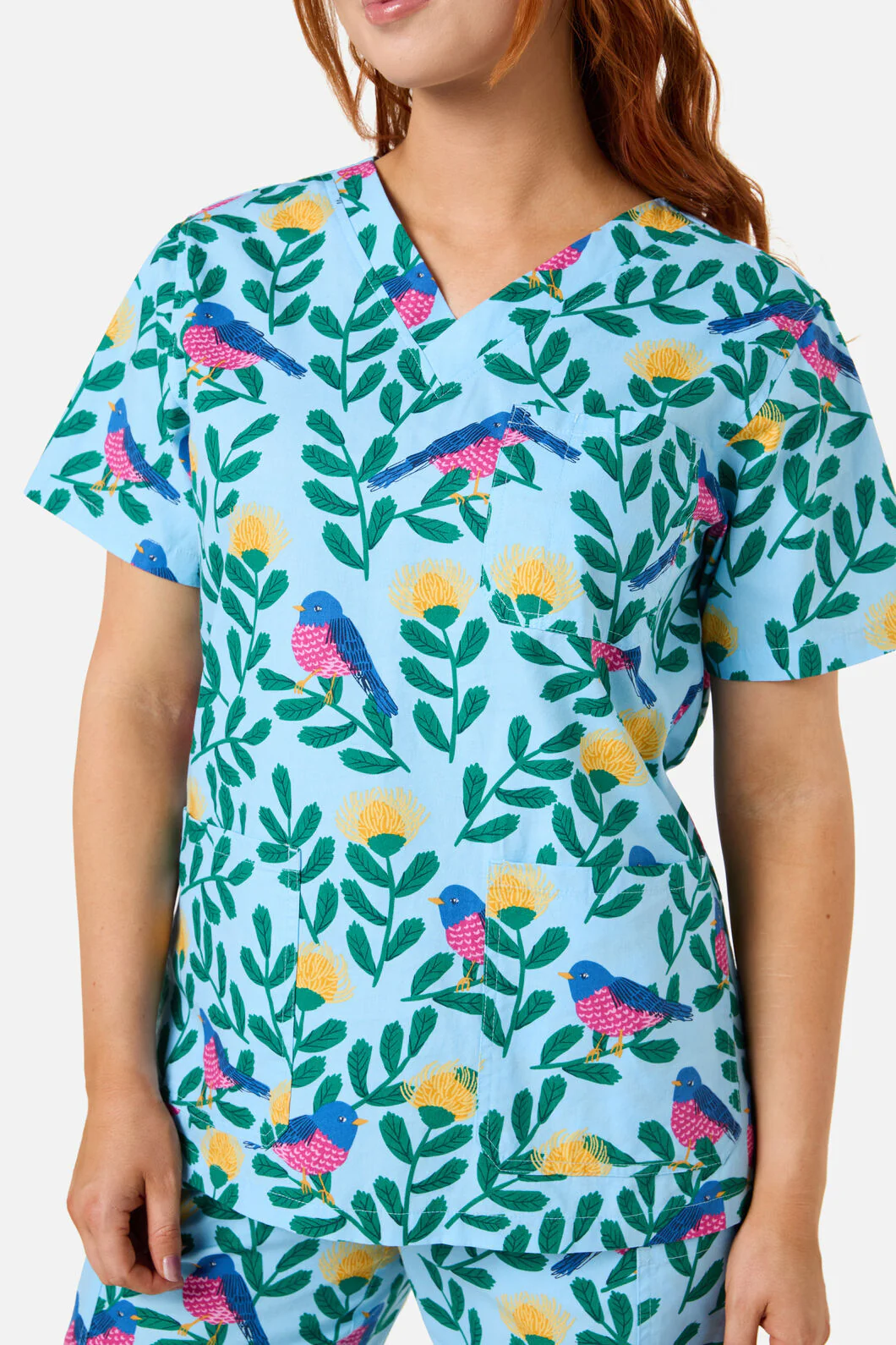 Pink Robin Scrub Set - Image 5