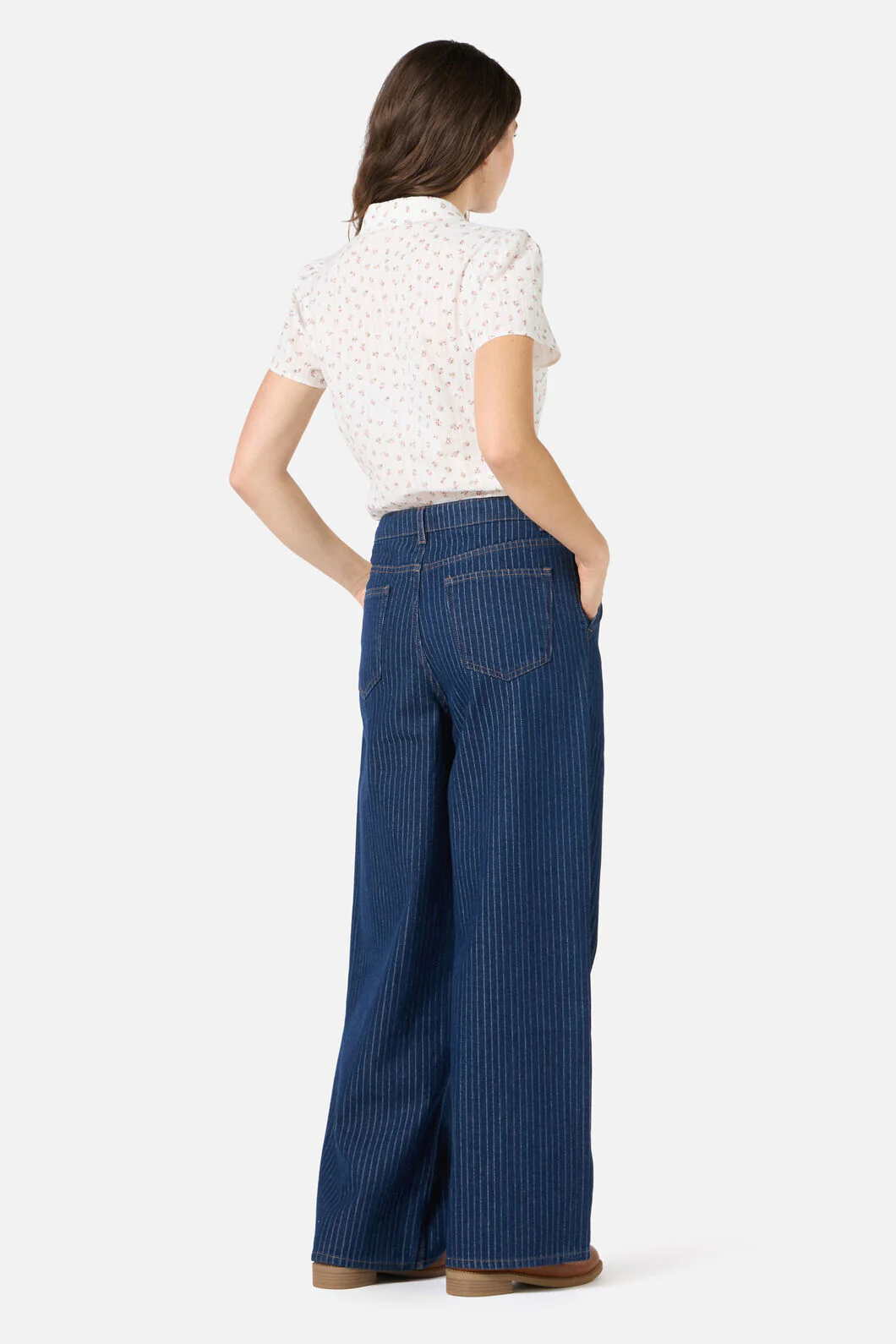 Pinstripe Relaxed Jean - Image 5