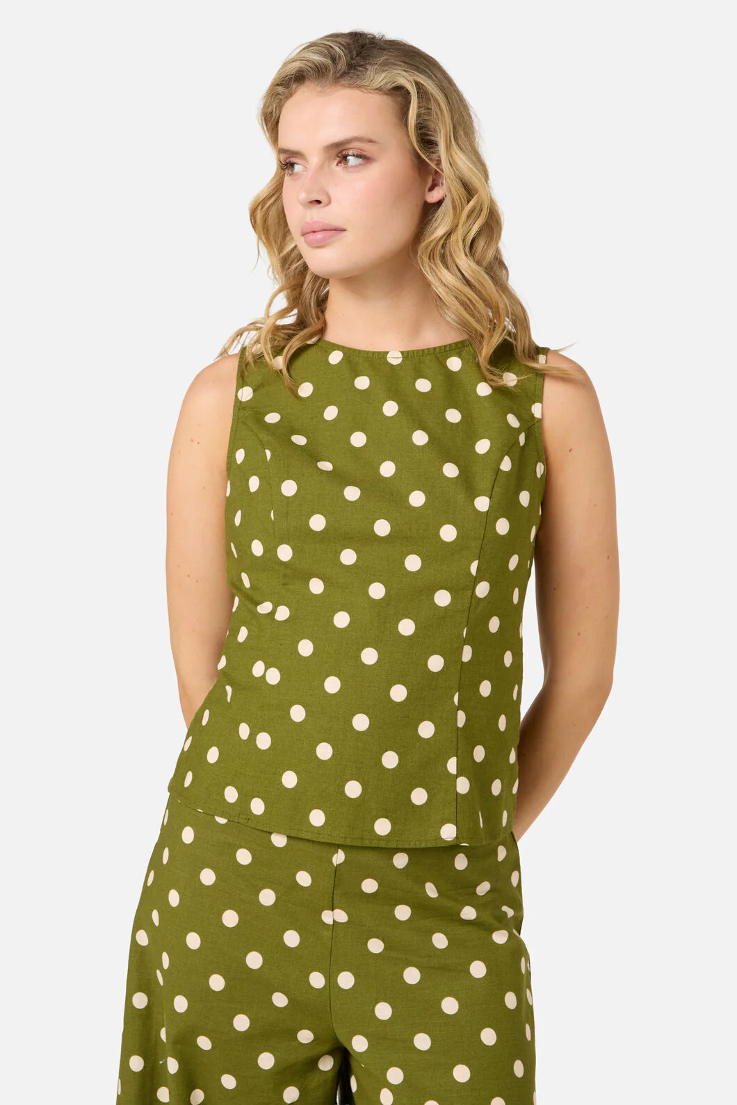 Polka Dot Shell Top - Image 3