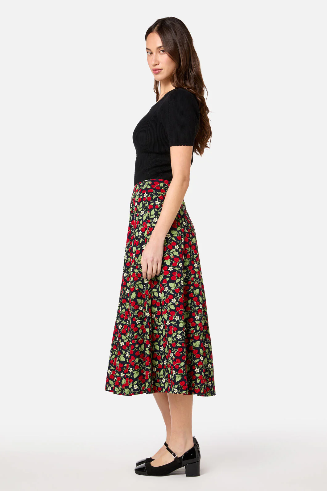 Raspberry Midi Skirt - Image 5
