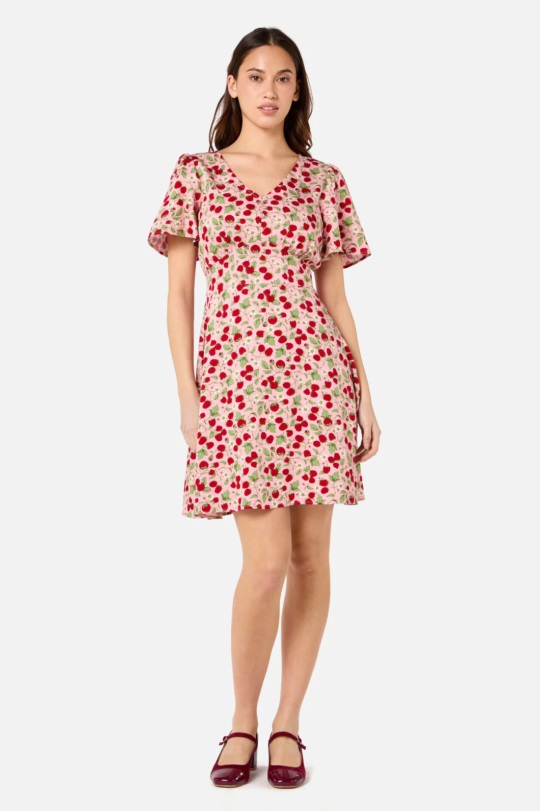 Raspberry Mini Dress