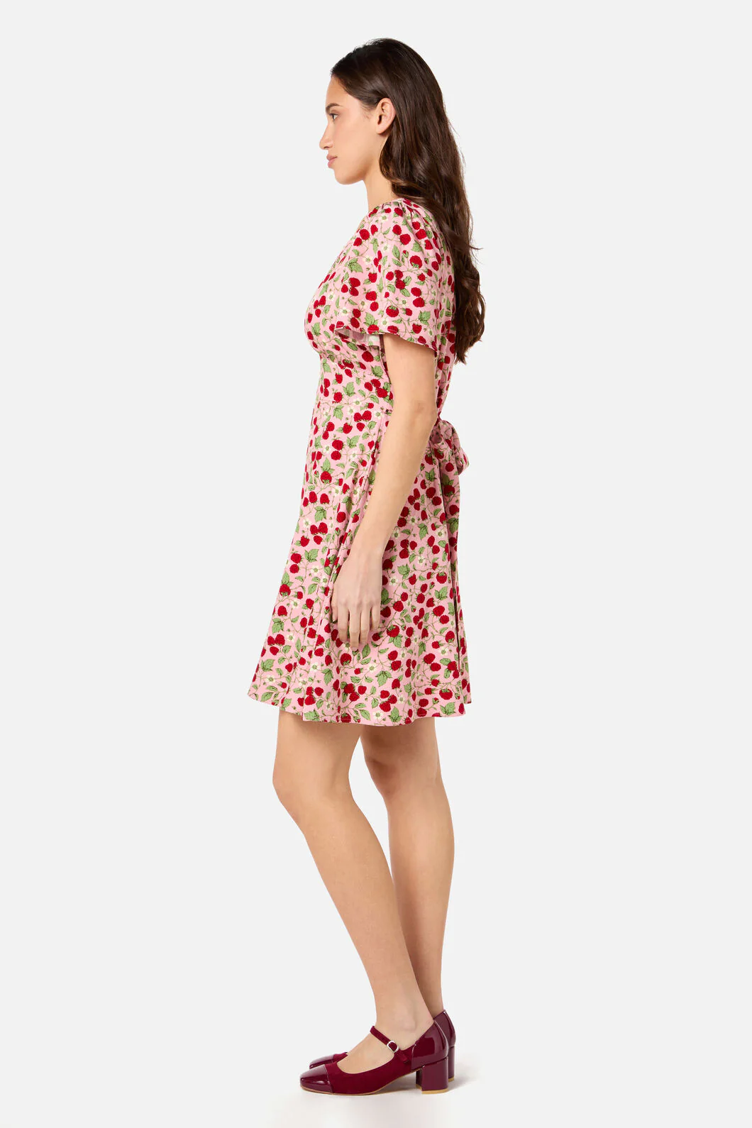 Raspberry Mini Dress - Image 5