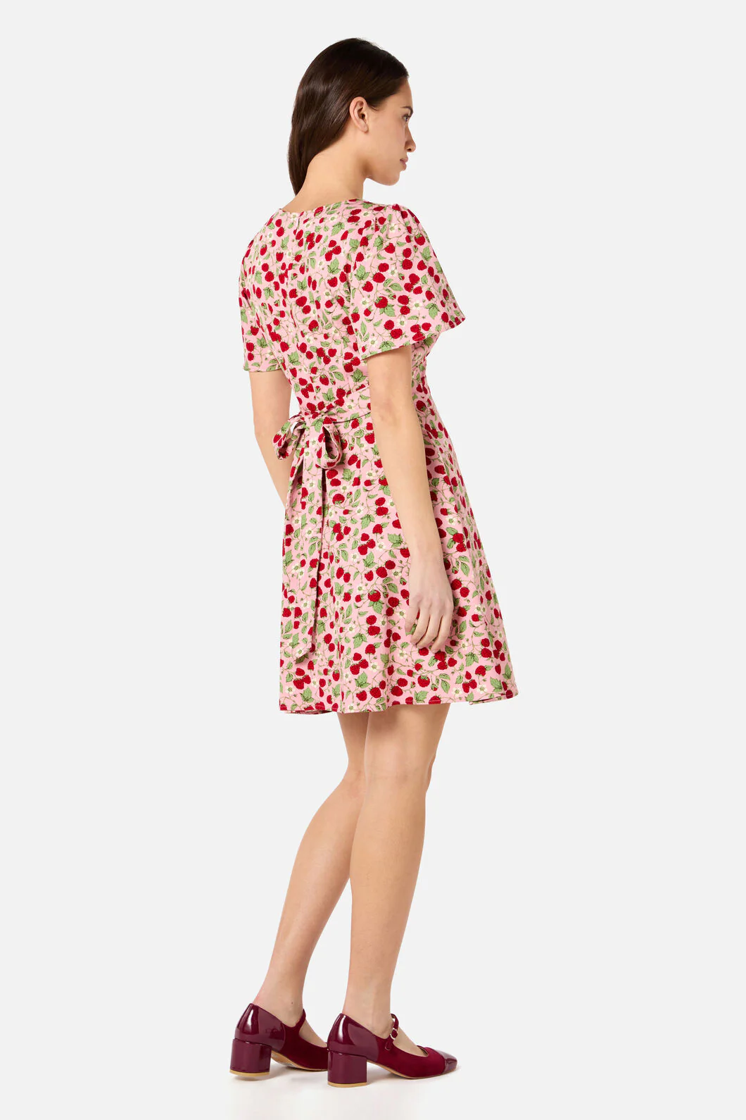 Raspberry Mini Dress - Image 7
