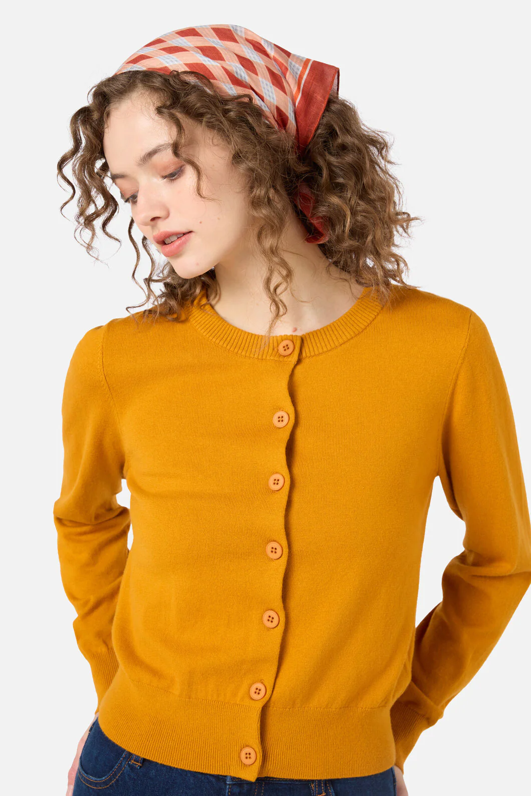 Rust Check Small Scarf - Image 2