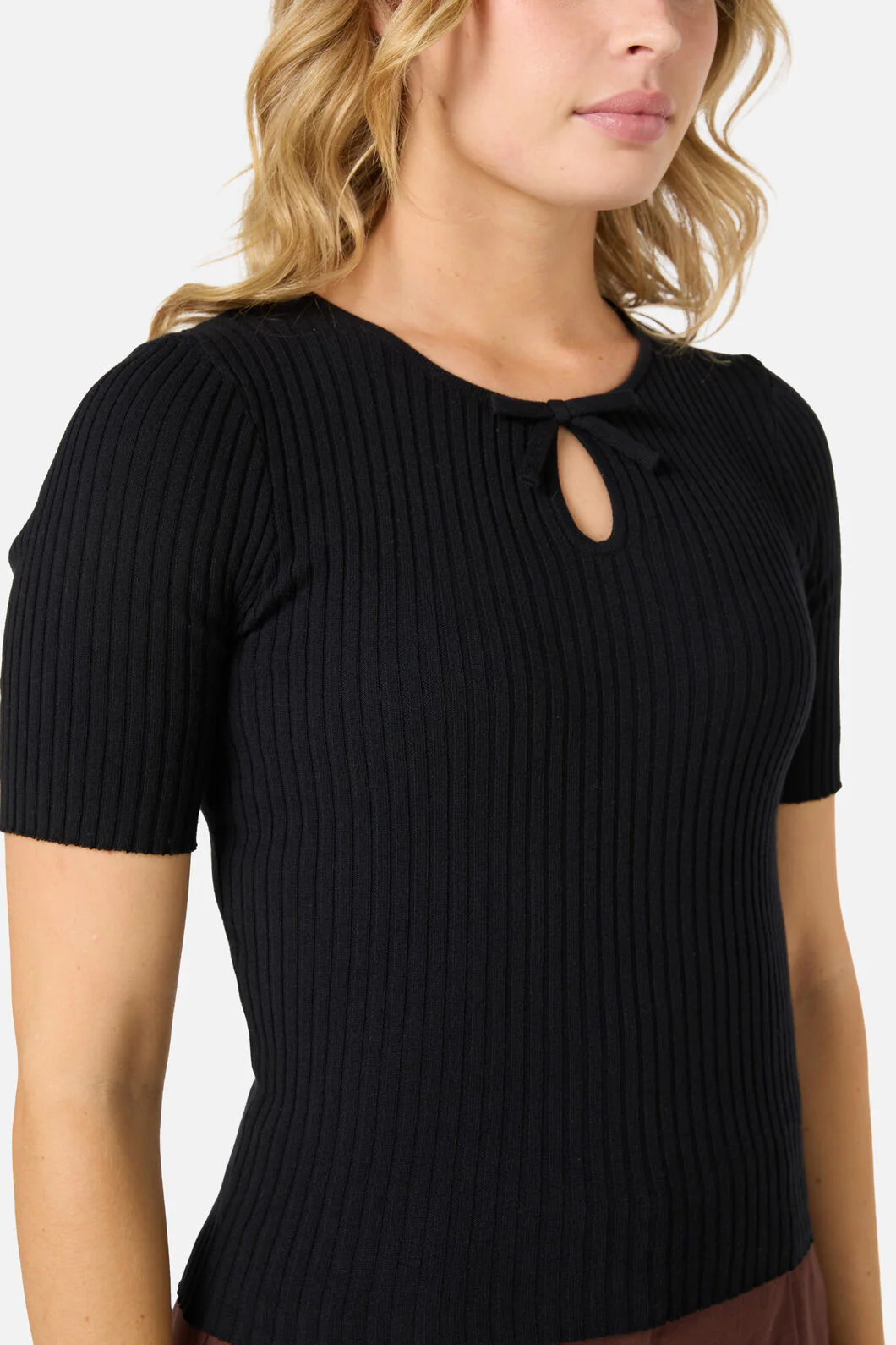 Sara Bow Knit Top - Image 6
