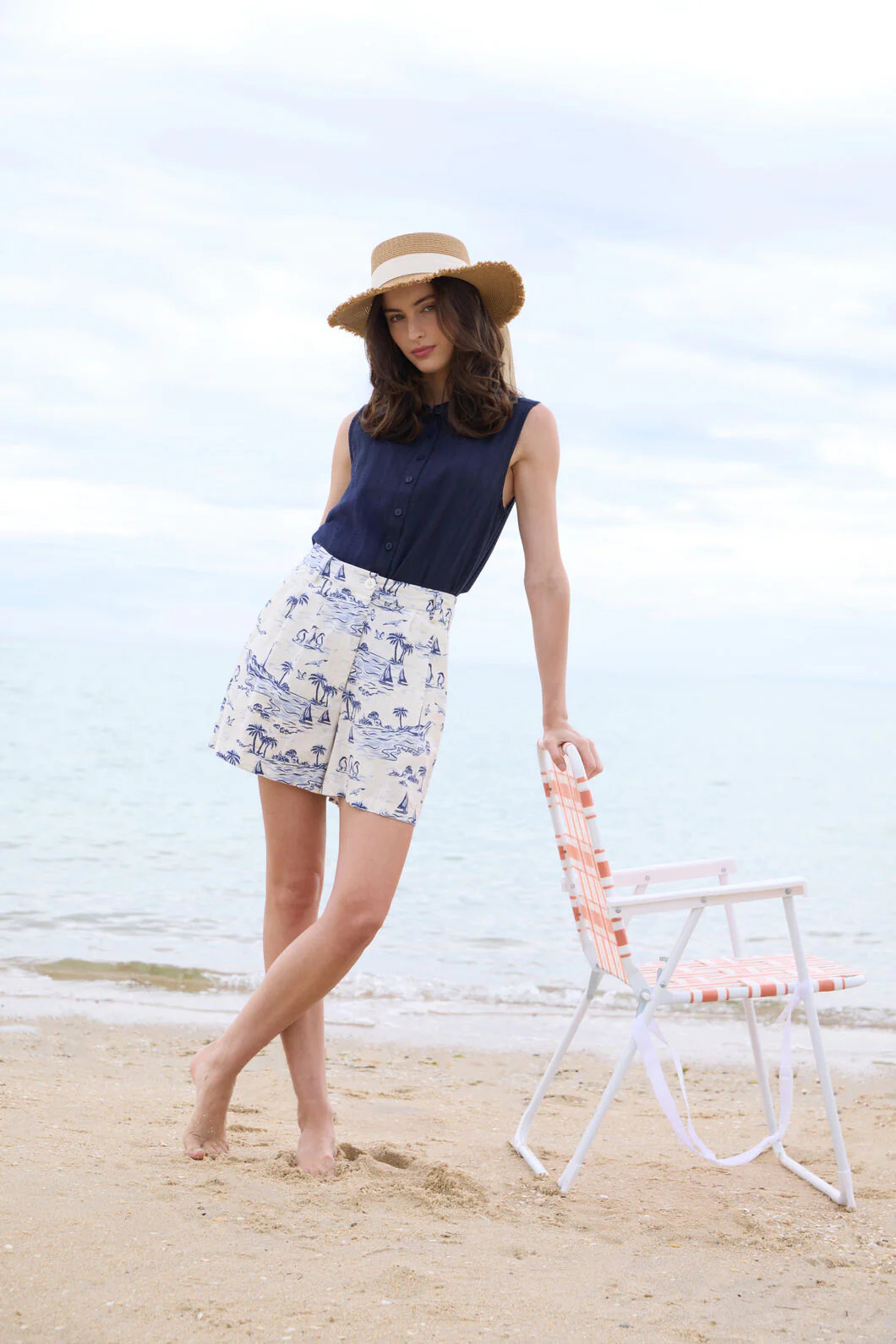 Seaside Toile Short