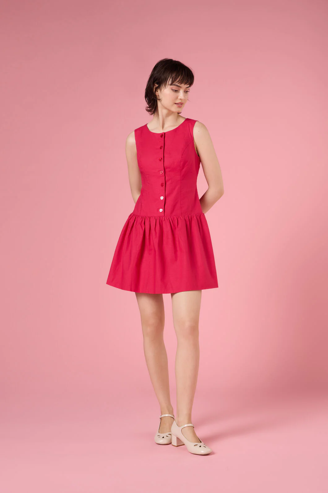 Sheri Drop Waist Mini Dress