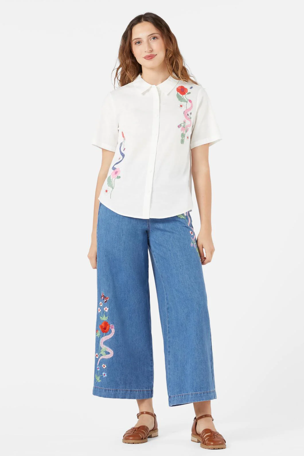 Snake Emb Blouse - Image 3