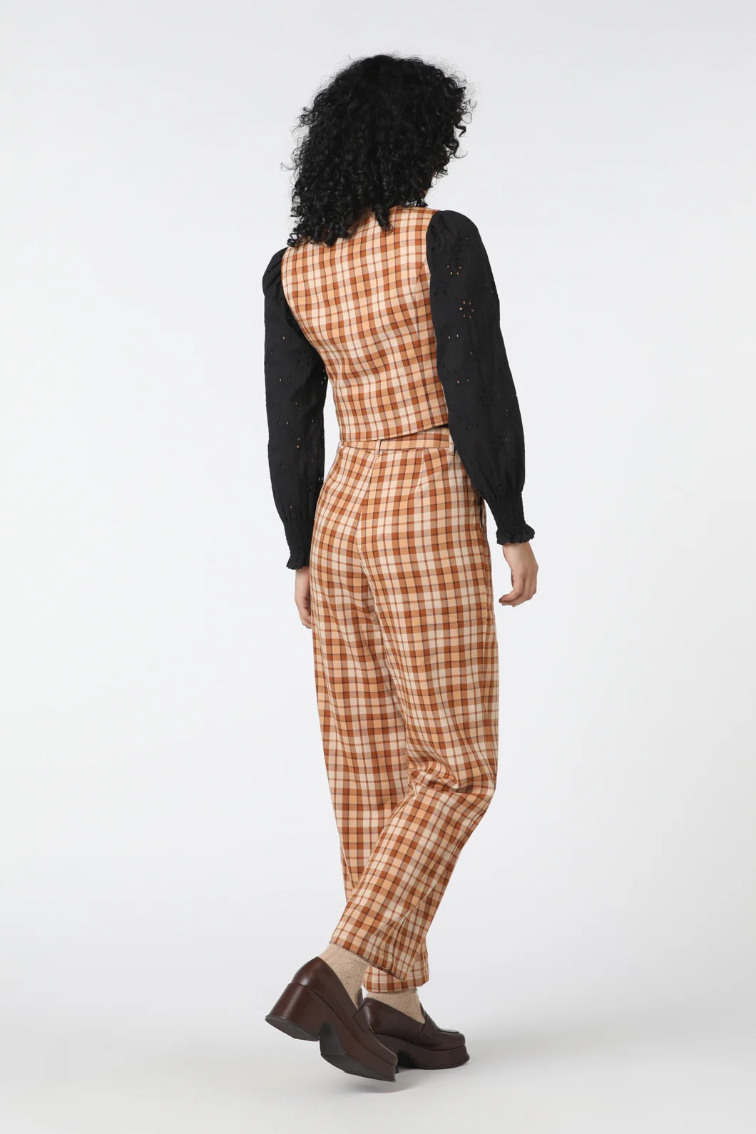 Stacey Check Vest - Image 4