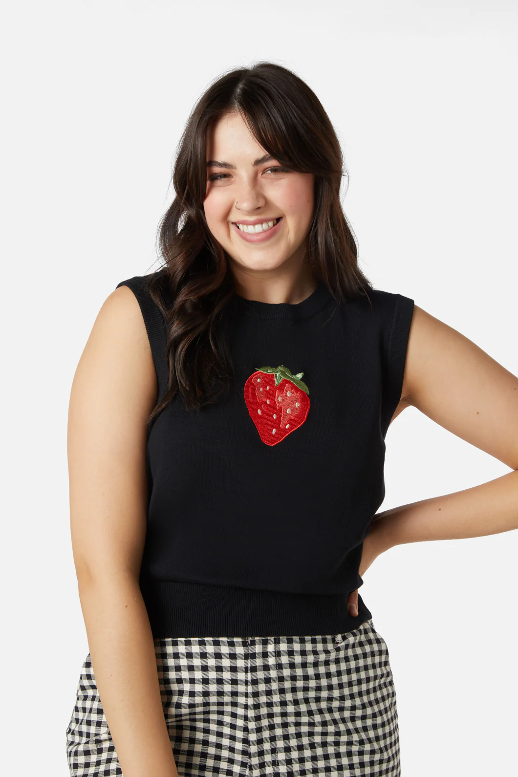 Strawberry Emb Vest - Image 6