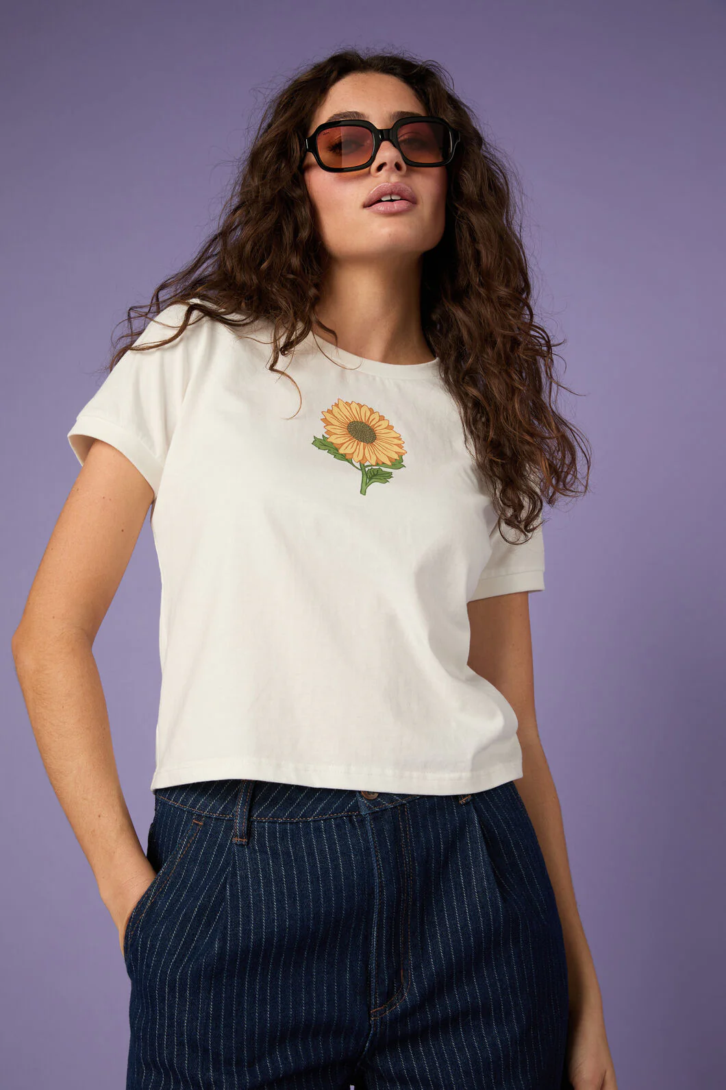 Sunflower Baby Tee - Image 2