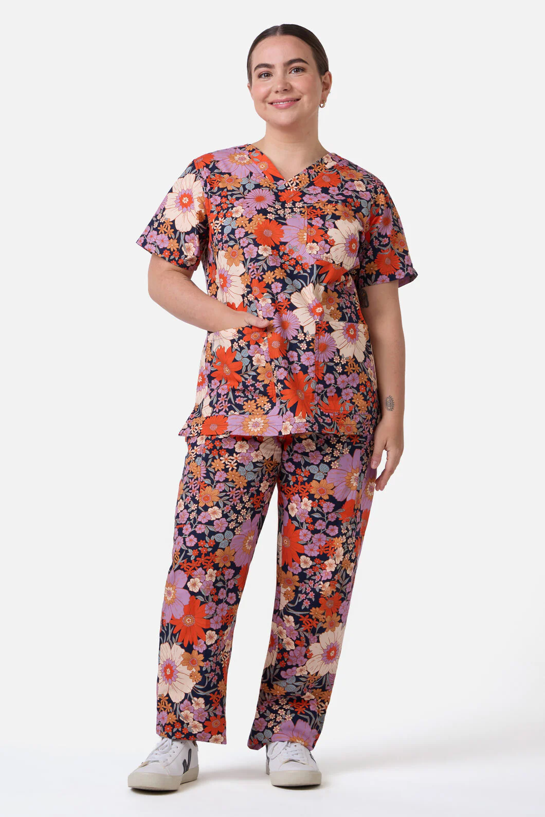 Sunny Floral Scrub Set - Image 2