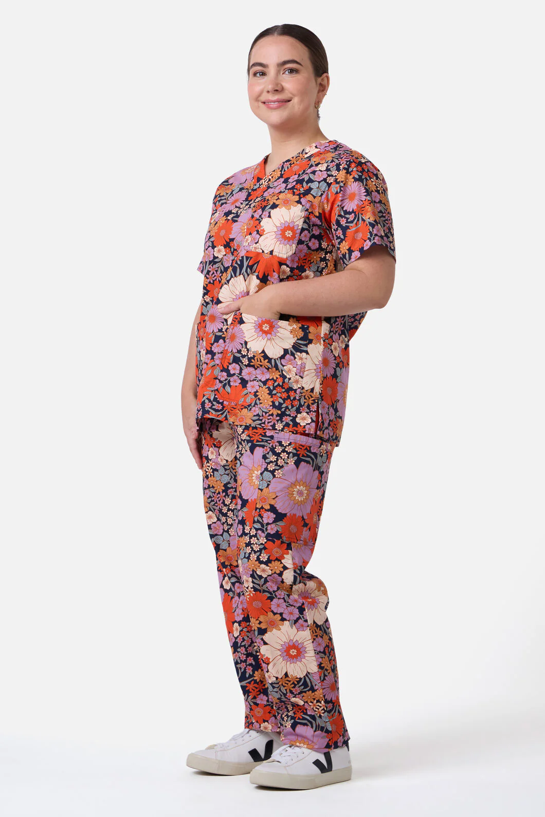 Sunny Floral Scrub Set - Image 3