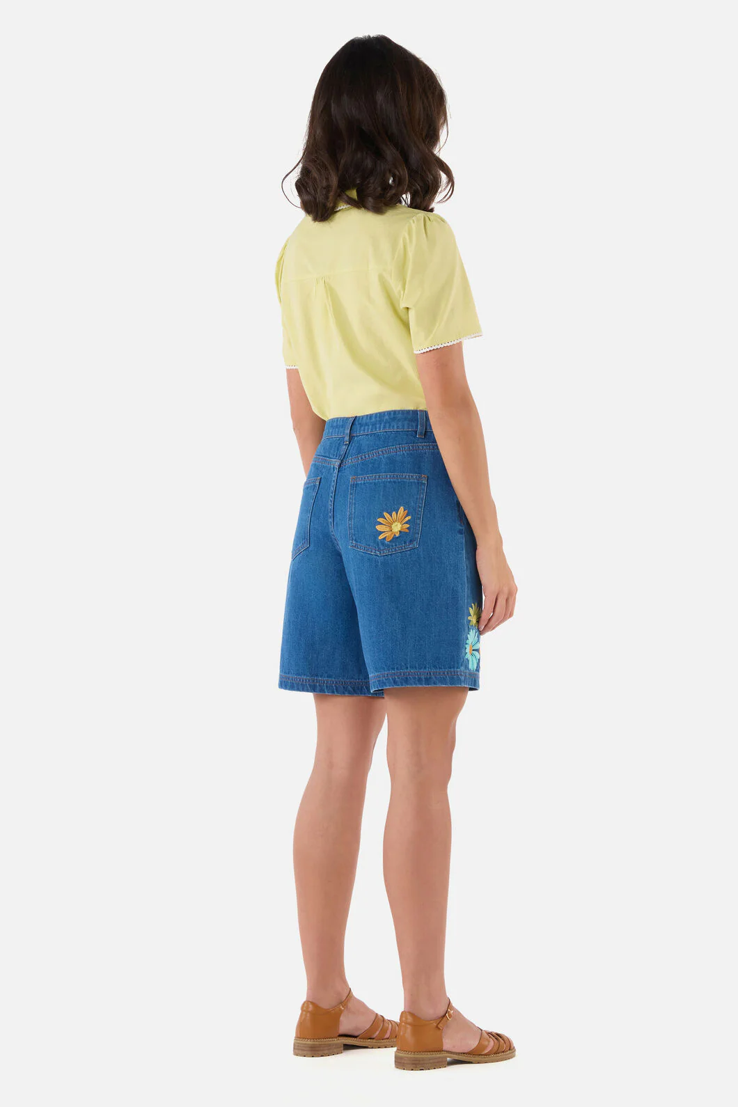 Sweet Daisy Embroidered Short - Image 4