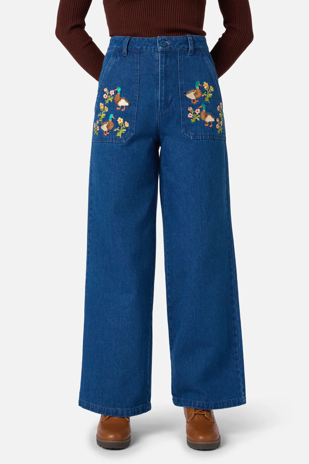 Sweet Ducks Emb Denim Jean - Image 4