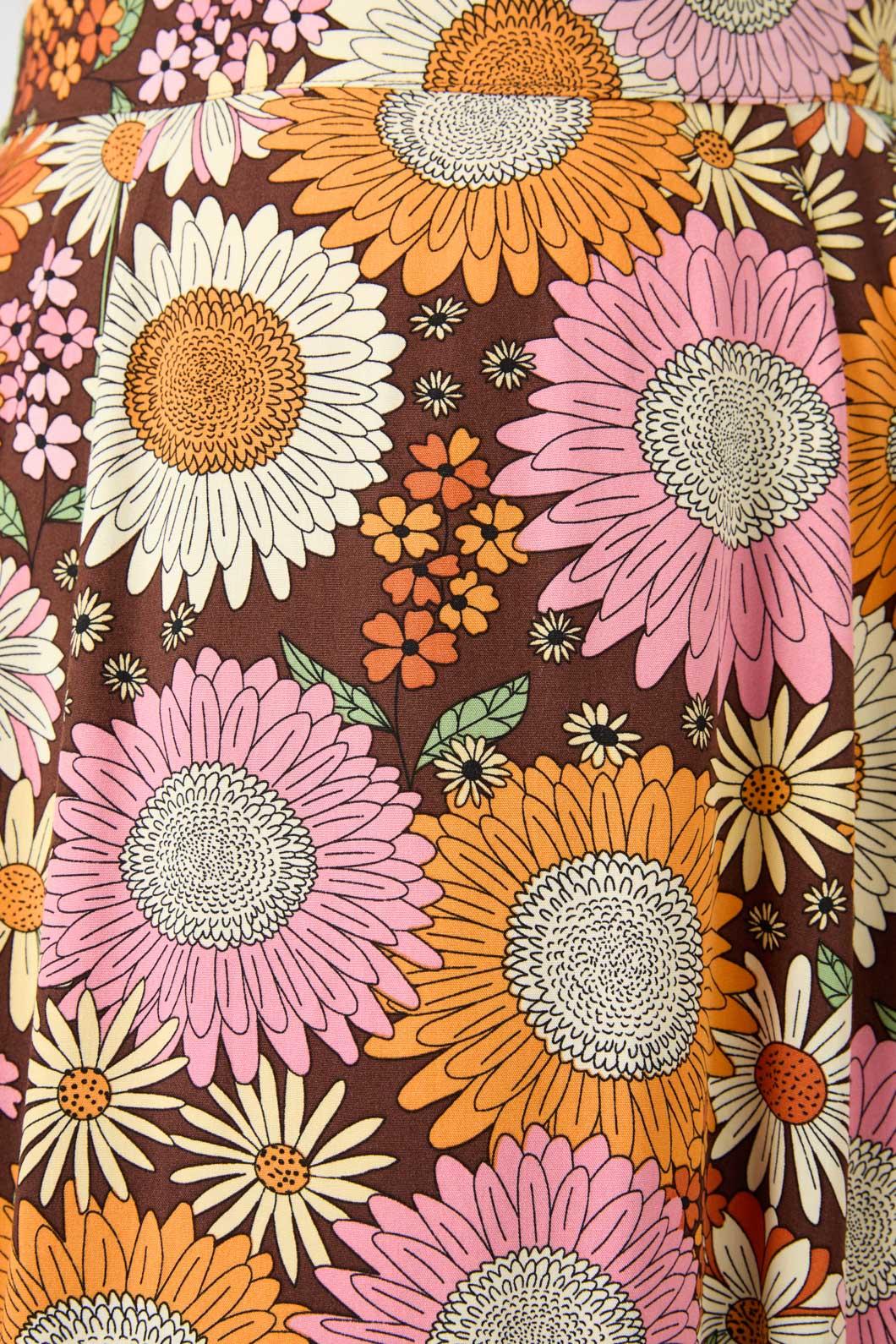 Viva Floral Midi Skirt - Image 7