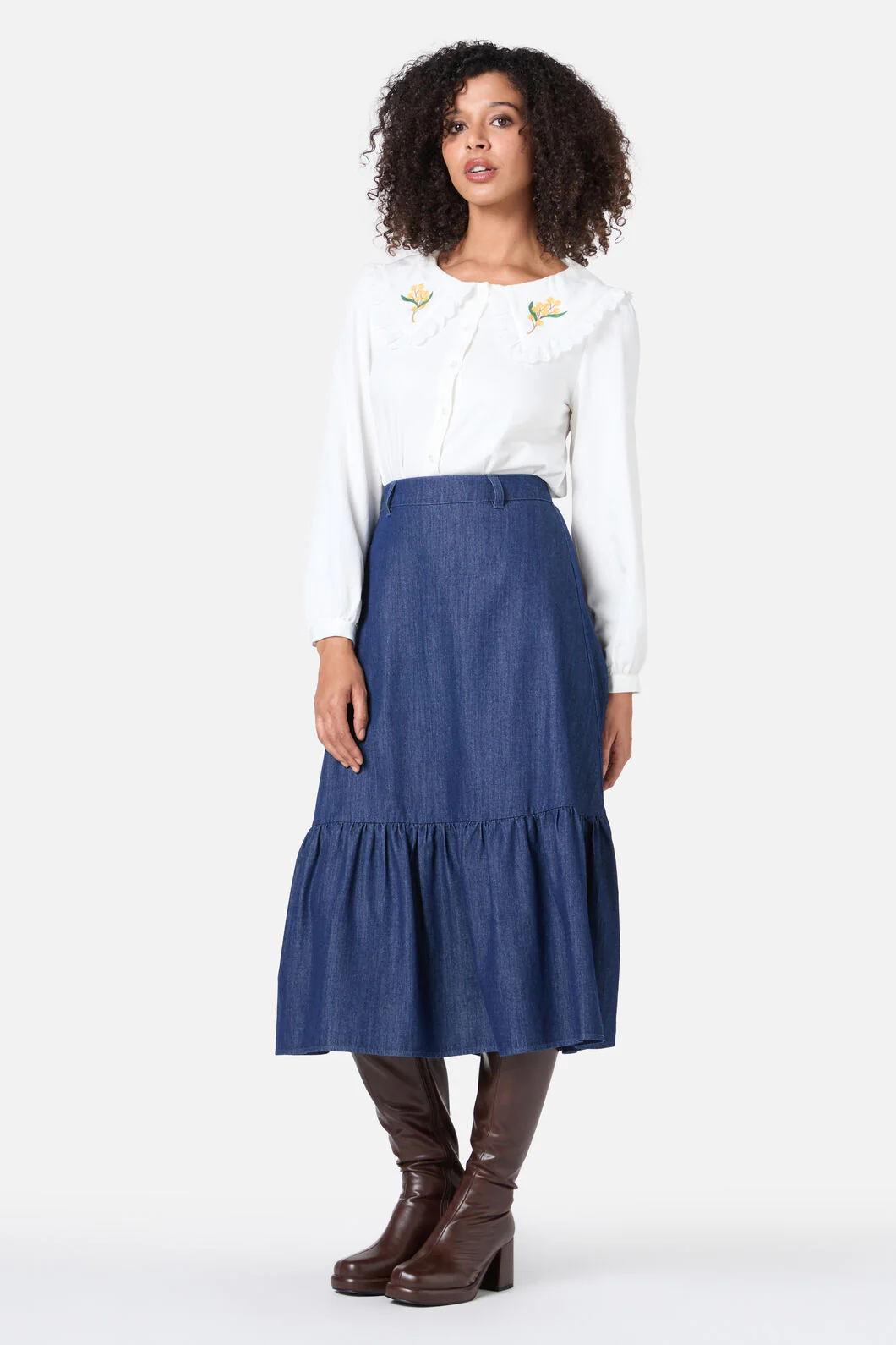 Wattle Embroidered Blouse - Image 5