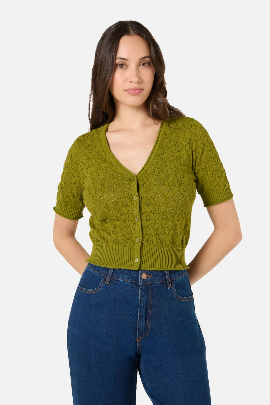 Wednesday Lace Knit Cardigan - Image 2
