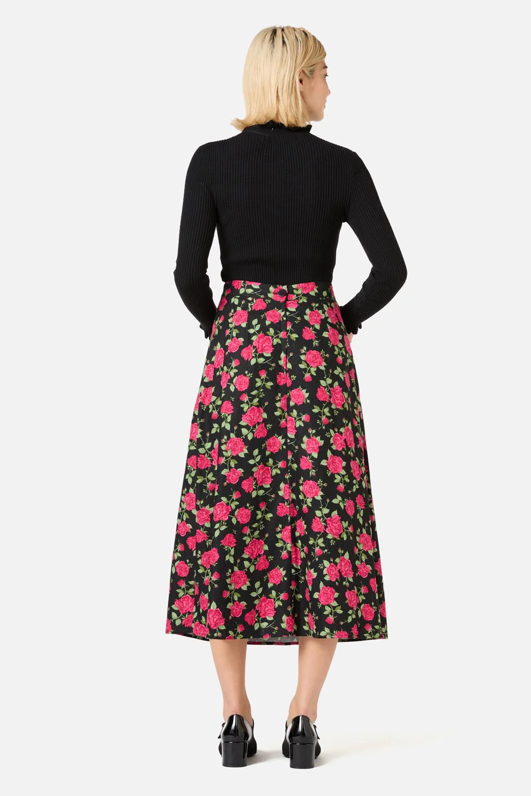 Winter Rose Midi Skirt - Image 5
